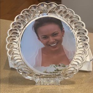 8x10 Crystal Scalloped Picture Frame